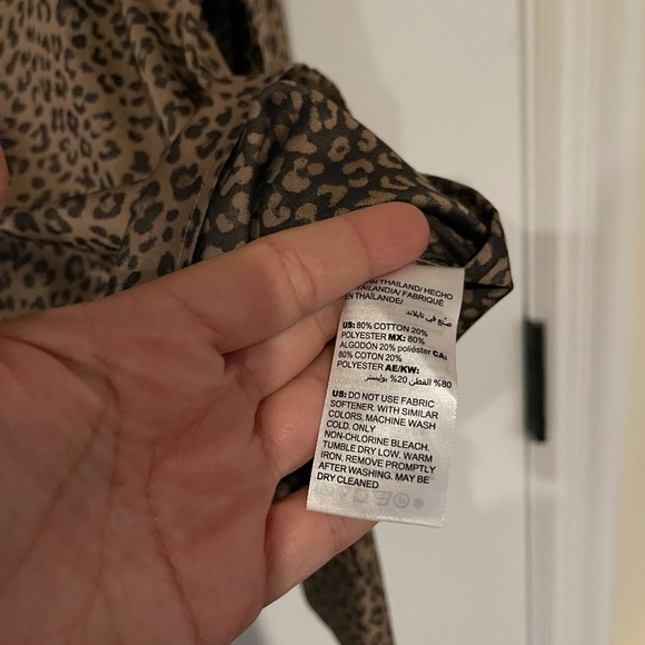 Chico’s classic animal shirt button up - Picture 5 of 5